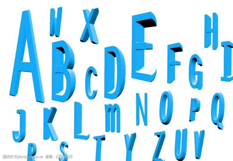 24个英文字母图片素材