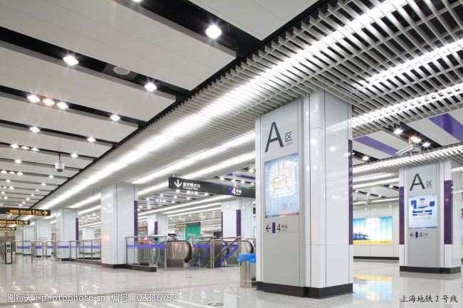 上海地铁1号线图片素材