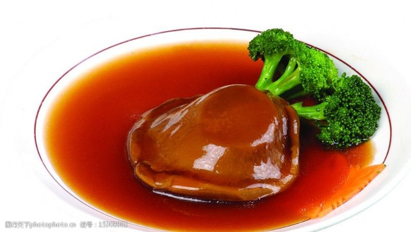 黄花菜鲍汁扣百灵菇图片