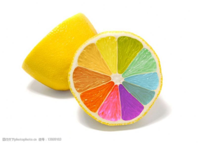奇幻柠檬七彩柠檬图片