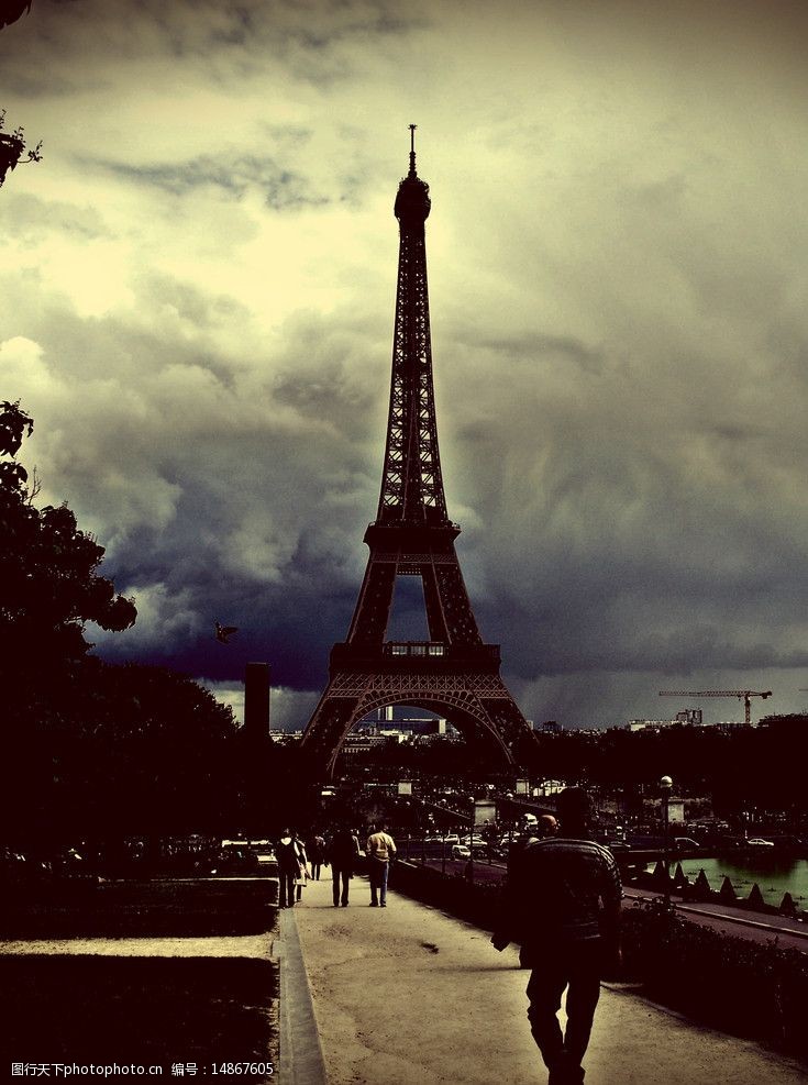 巴黎铁塔魅力城市系列巴黎埃菲尔铁塔图片