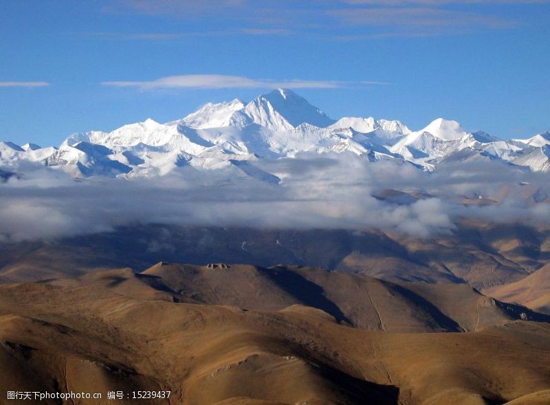 西藏旅行珠穆朗玛峰图片