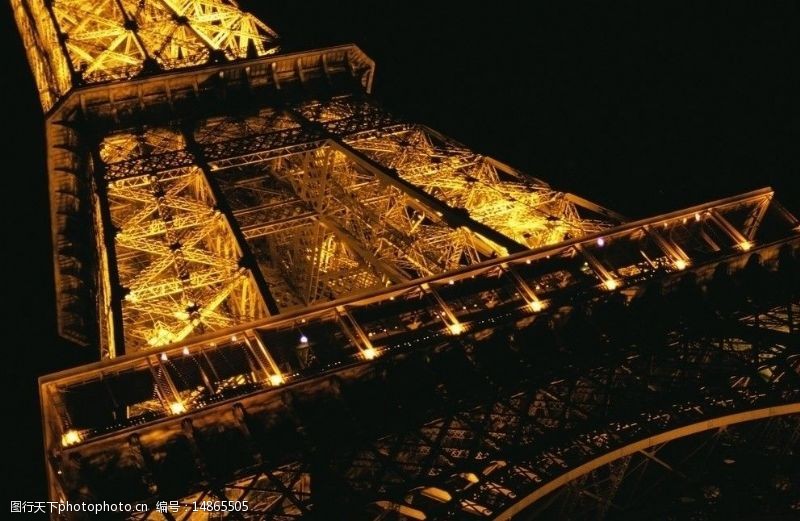 巴黎铁塔巴黎夜色图片