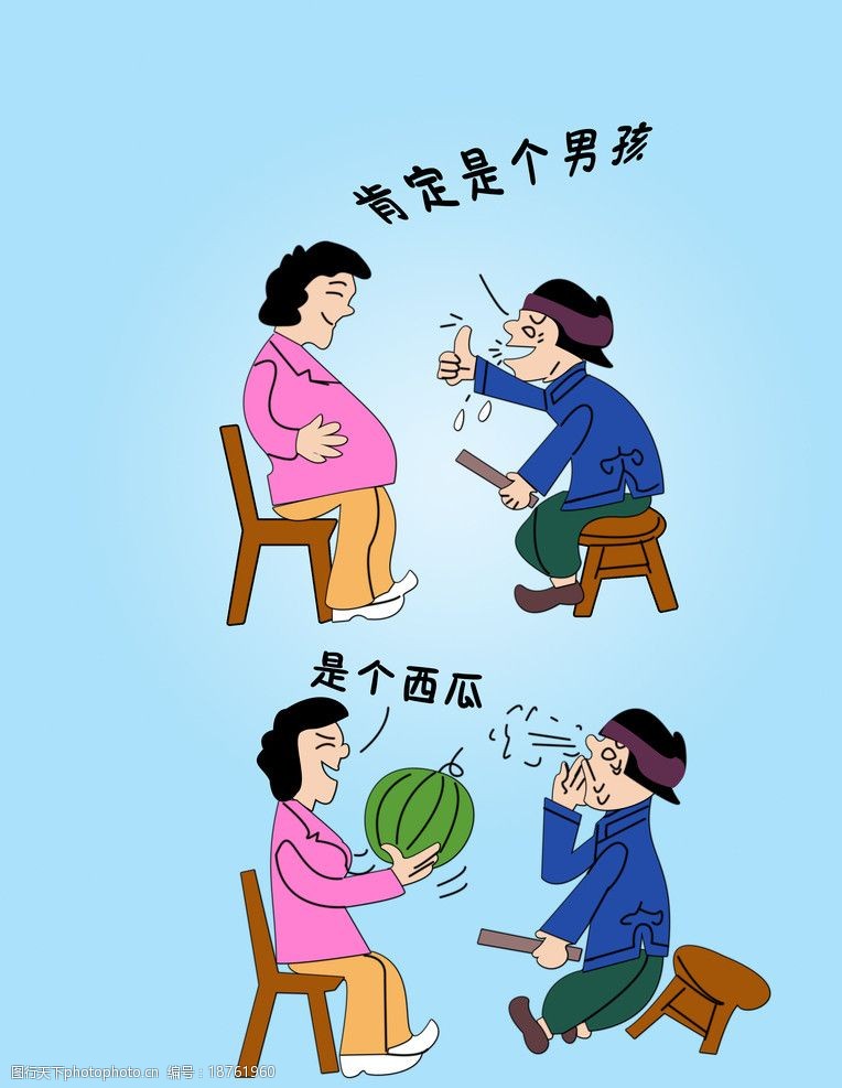 算命先生卡通计生卡通画图片