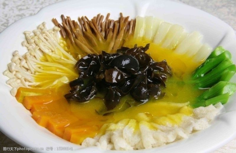 黄花菜金汁素宴图片