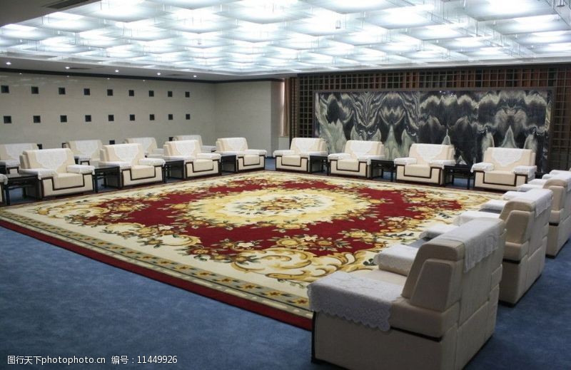 会议厅地毯高档会议室图片