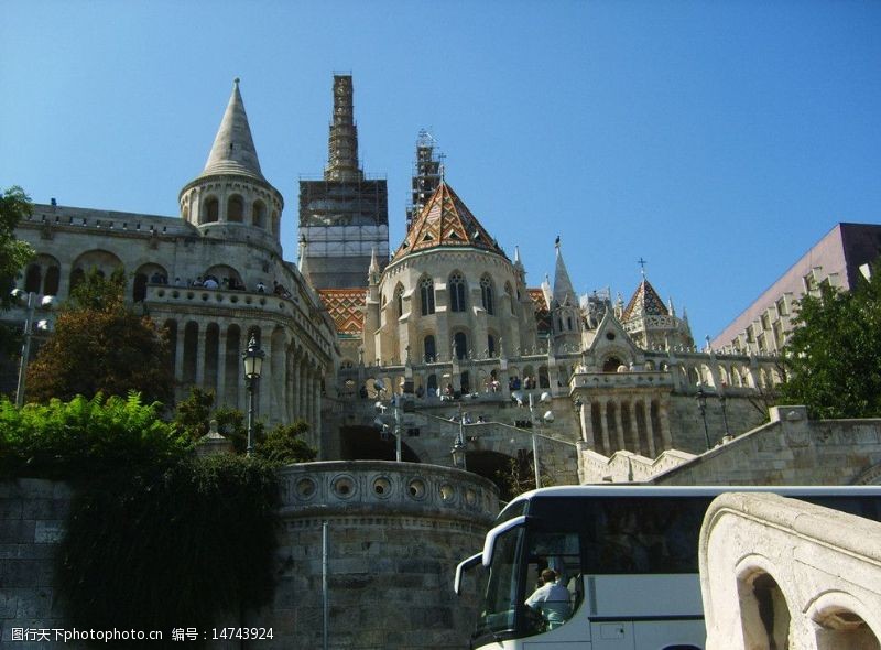 欧洲旅游布达佩斯的城堡图片