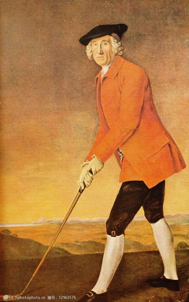 苏格兰文化高尔夫艺术图片