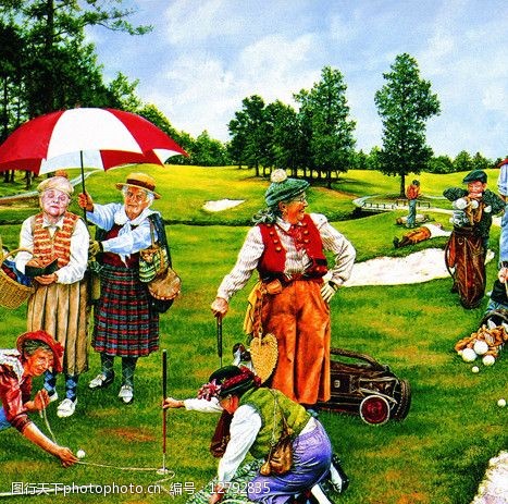 golf高尔夫艺术图片