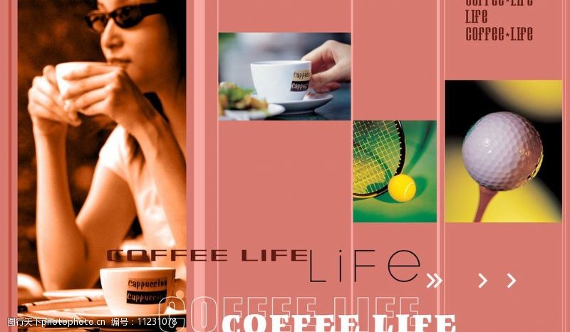 life咖啡图片