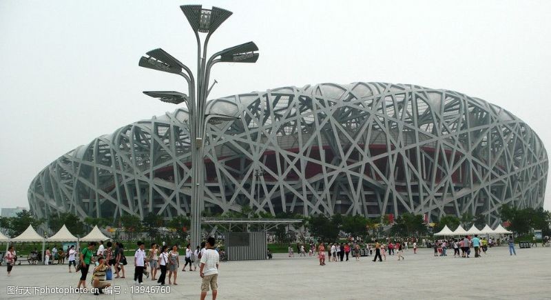 鸟巢北京奥运村图片