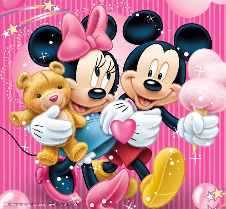 迪士尼素材甜蜜情侣图片