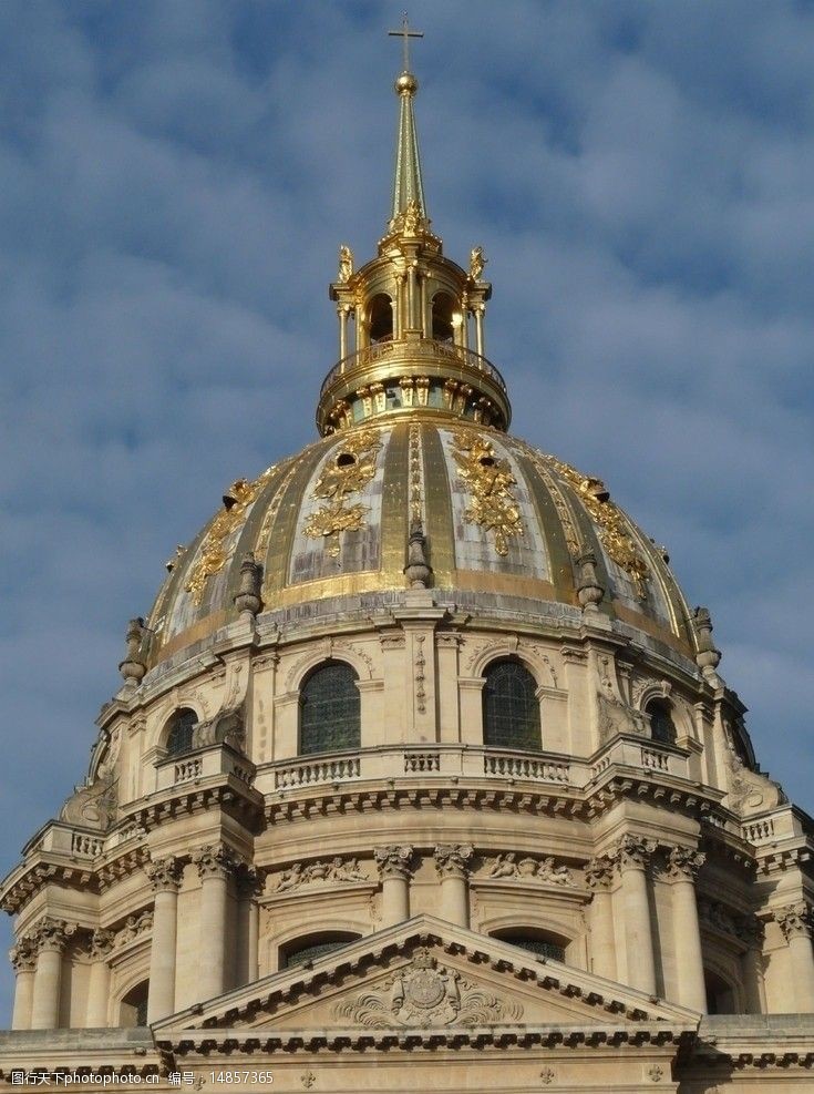 金陵巴黎拿破崙陵寢建築圓頂图片