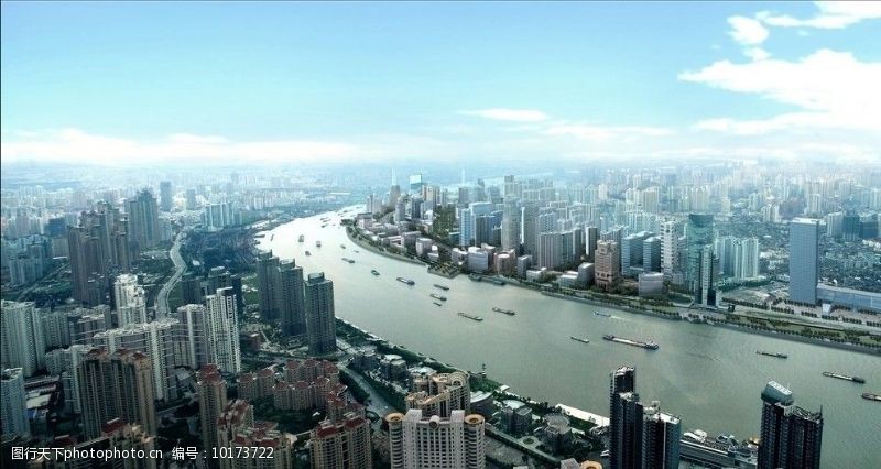 成品效果上海南外滩规划实景合成图片