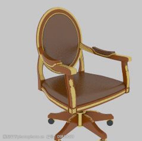 3dmax精致欧式家具转椅图片