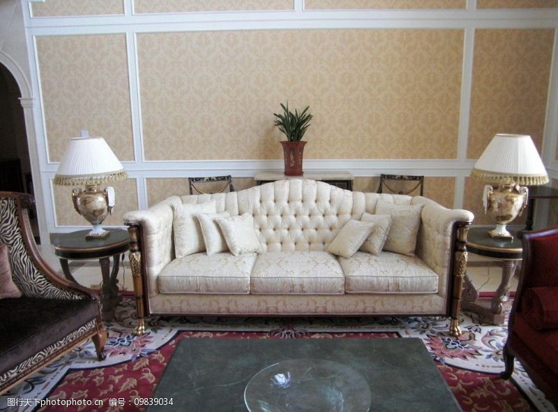 3dmax精致欧式家具主沙发图片