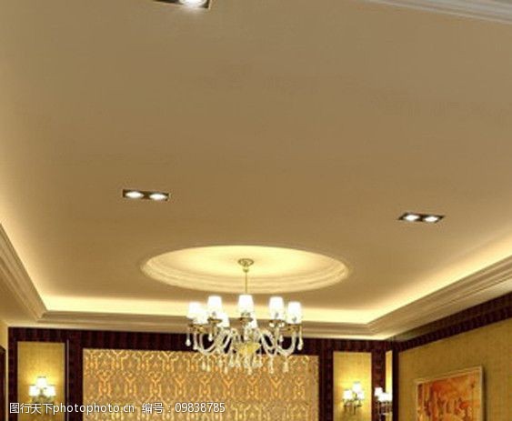 3dmax精致欧式家具吊灯壁灯组合图片