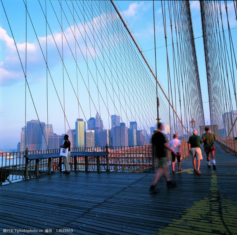 凯莉183布鲁克风景名胜建筑景观自然风景旅游印记曼哈顿的早晨布鲁克林大桥图片