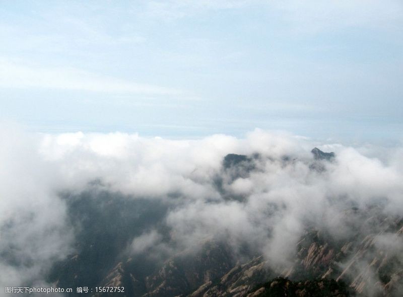 雲彩黃山雲霧图片