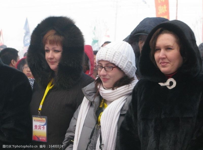 俄国冬季的俄罗斯女孩图片