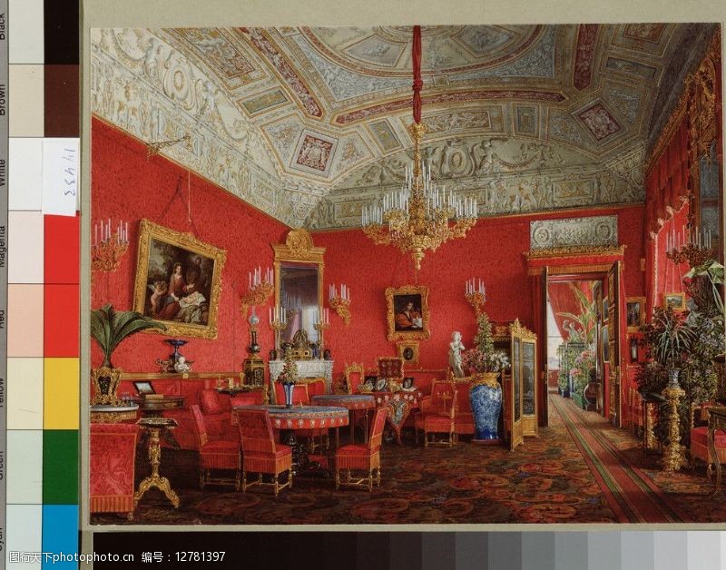世博高尔夫皇后亚历山德拉多罗夫娜的大客厅图片