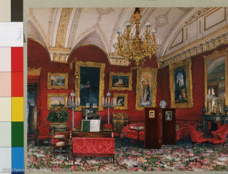 世博高尔夫公主亚历山德拉多罗夫娜的书房图片