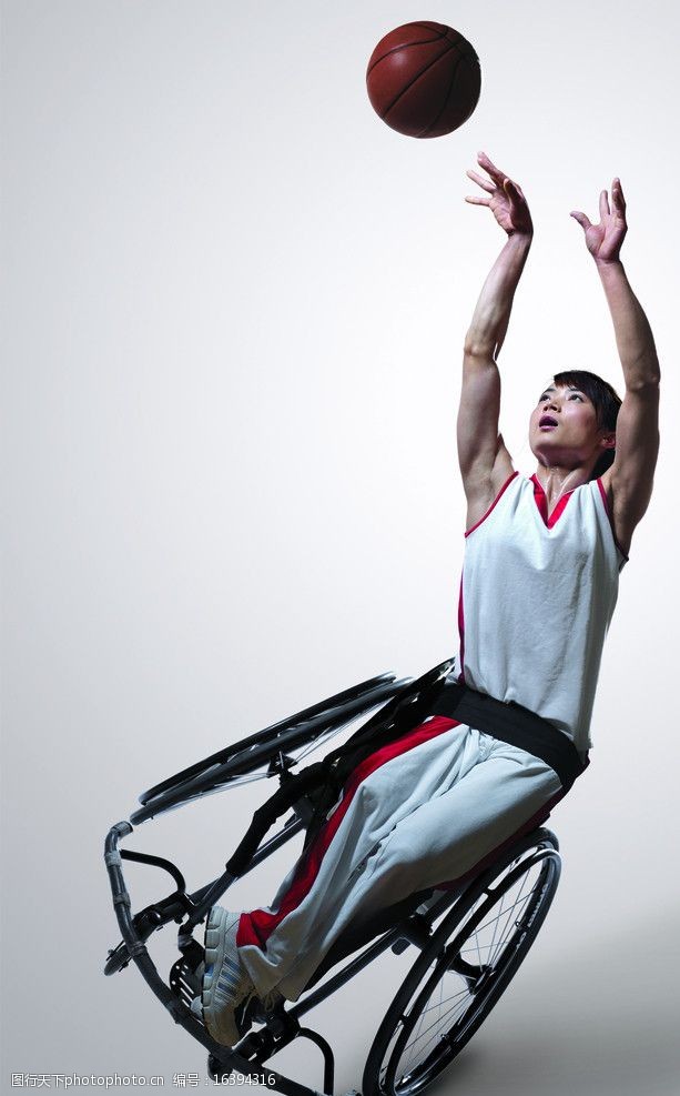 北京残奥会残疾人篮球运动图图片