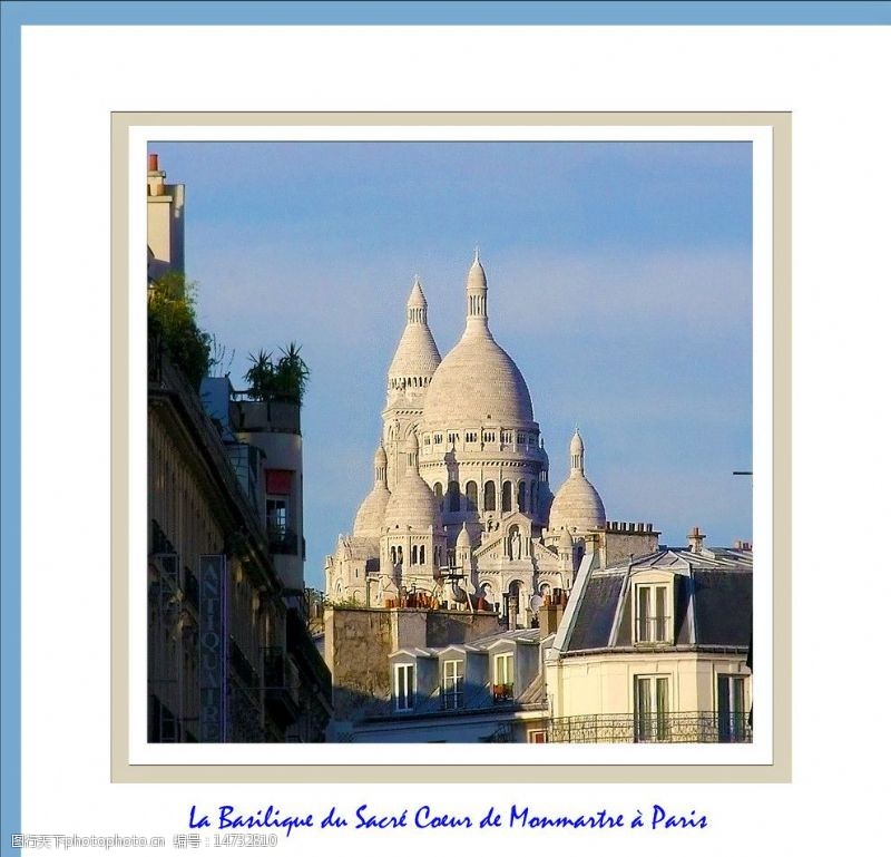 骑士巴黎圣心大教堂图片