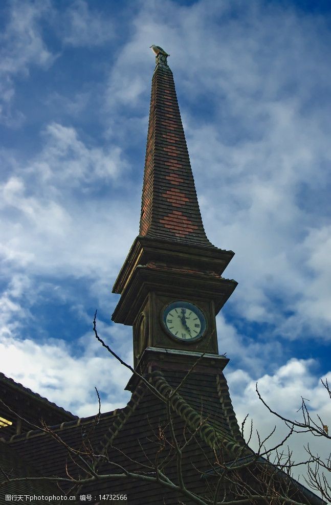 瑞士风光法国埃特勒塔诺曼底钟楼图片