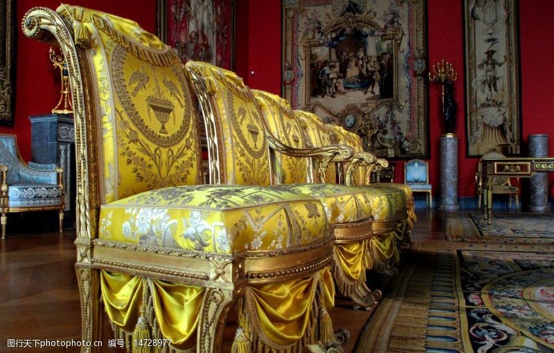毛毯巴黎凡尔赛宫内景图片