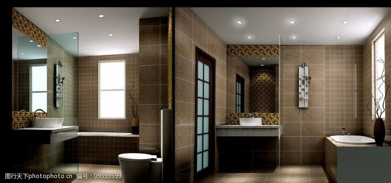 卫浴用品浴室卫生间设计图片