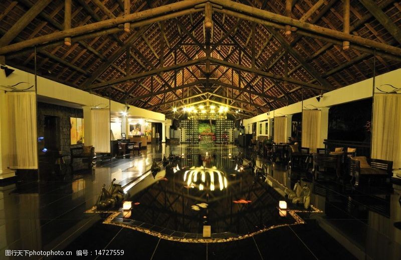 印度洋毛里求斯路易港旅游度假村宾馆客厅图片