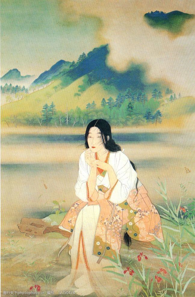 浮世绘美人图日本美人图图片