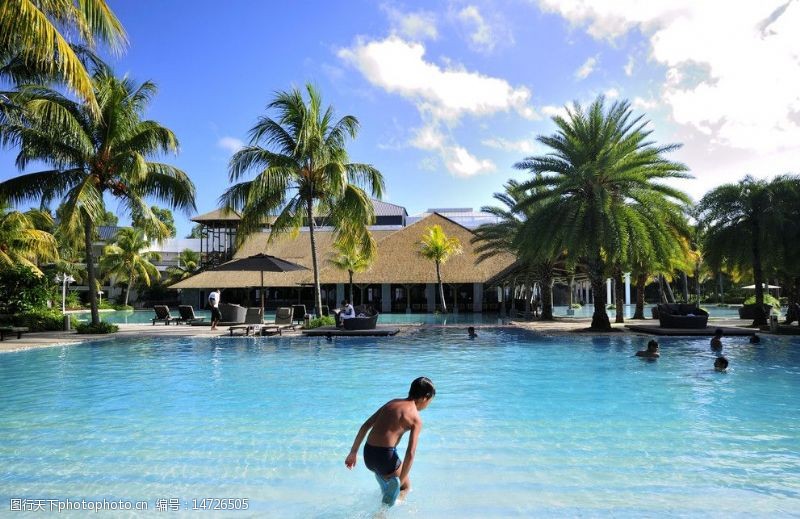 印度洋毛里求斯苏亚克旅游度假村休闲区图片