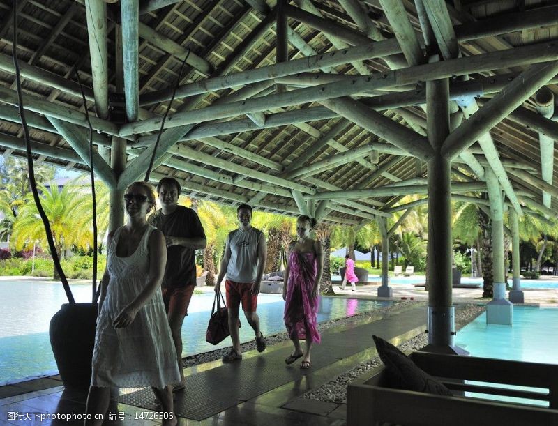 印度洋毛里求斯苏亚克旅游度假村休闲区图片