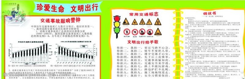 矢量交通红绿灯交通安全图片