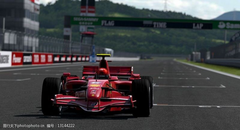 舒马赫F1赛车图片