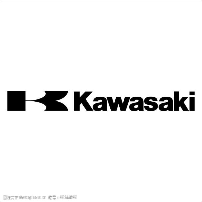 cdr矢量Kawasaki川崎摩托车标志