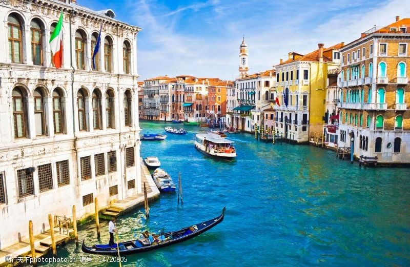 威尼斯湾威尼斯美丽水城1图片
