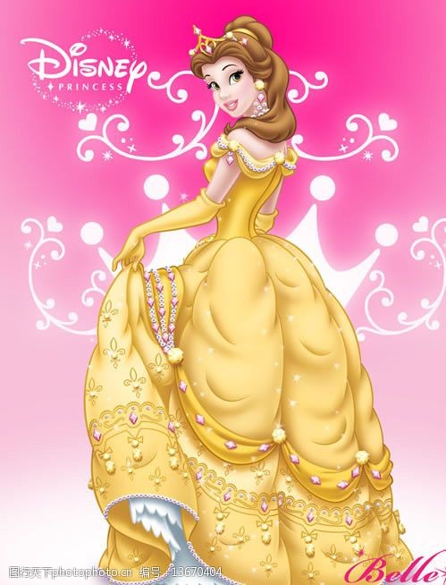 disney珠光宝气贝儿公主最新迪士尼海报图片