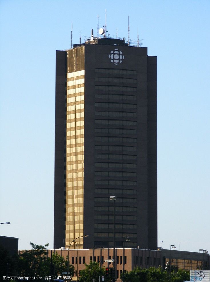 型车辆蒙特利尔加拿大广播公司大楼图片