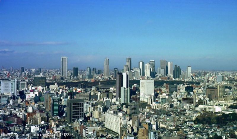 樱花之旅东京美丽的城市景色图片