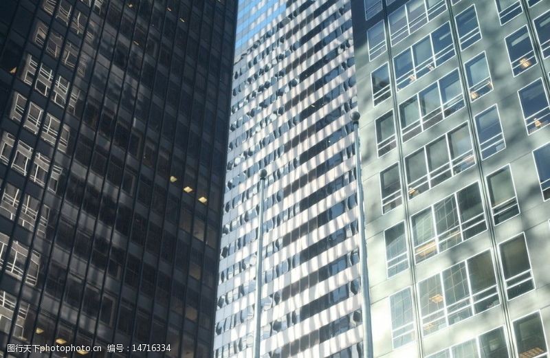 大厦玻璃幕墙纽约图片