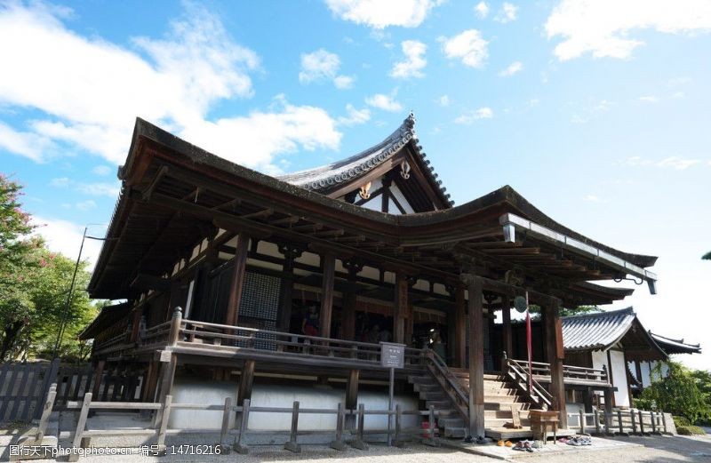 摄影台历日本奈良法隆寺圣灵院图片