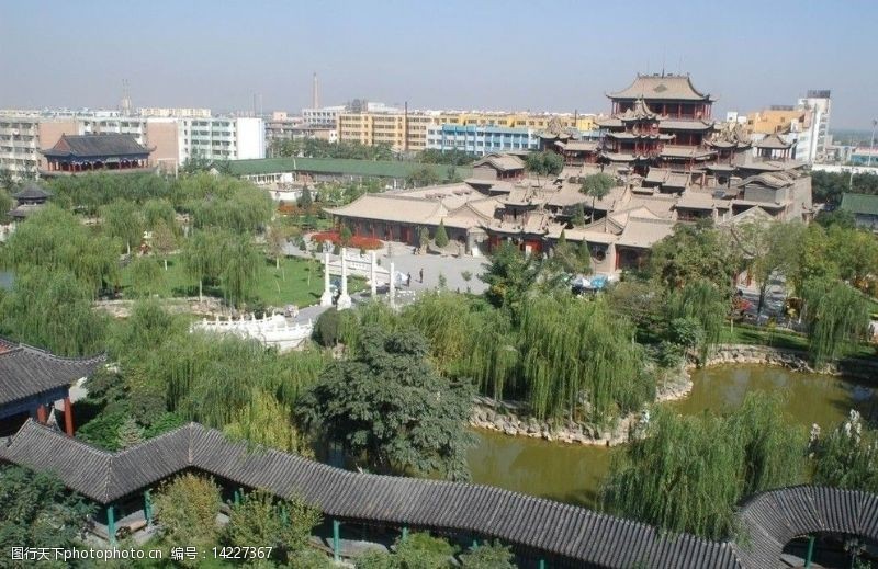 和尚中国古建筑代表高庙图片