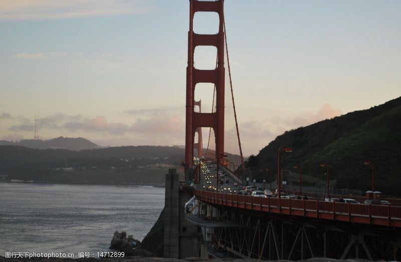 吊桥旧金山金门大桥图片