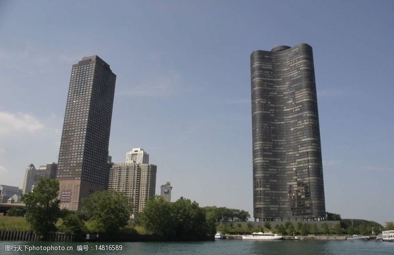 高层公寓芝加哥世界最高住宅楼湖尖公寓图片