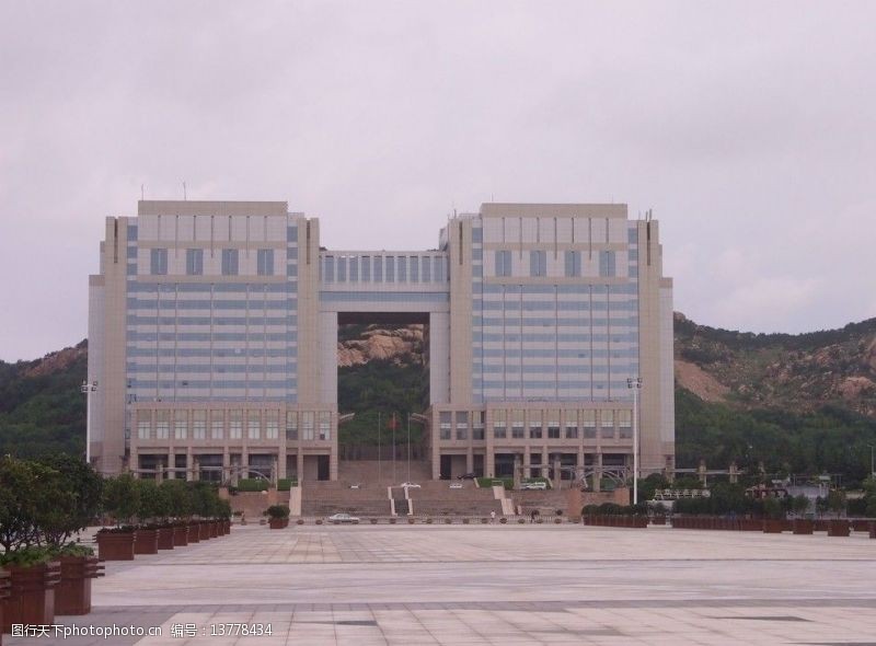 政府大楼连体楼图片