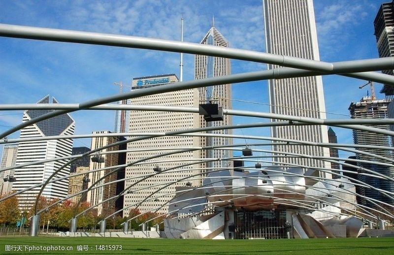 大棚芝加哥千禧公园露天音乐广场图片