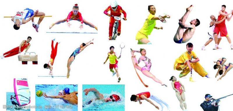 蹦床体育运动运动人物图片